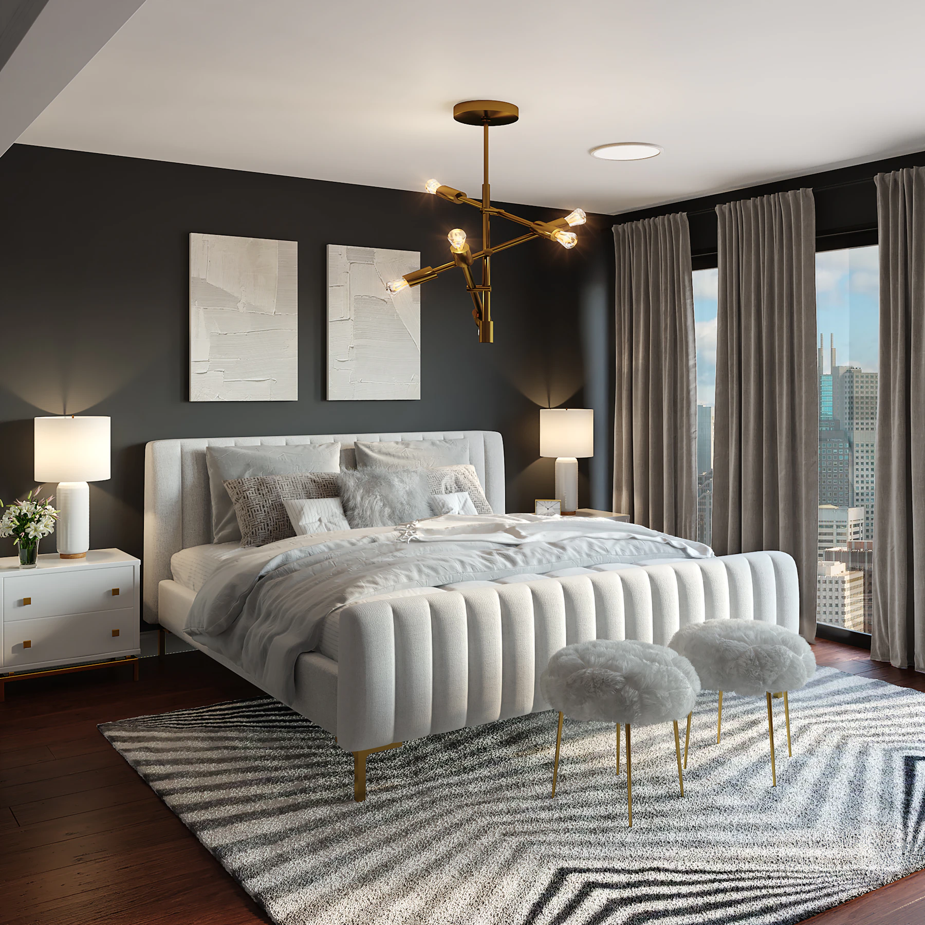 Penthouse Prosta — detal wnętrza